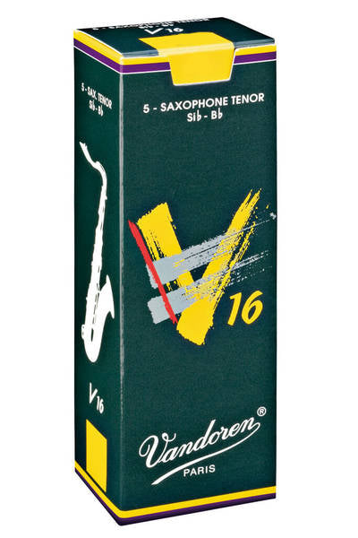 Caja de 5 cañas VANDOREN V16 para saxofón Tenor