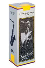 Caja de 5 cañas VANDOREN V12 para saxofón Tenor