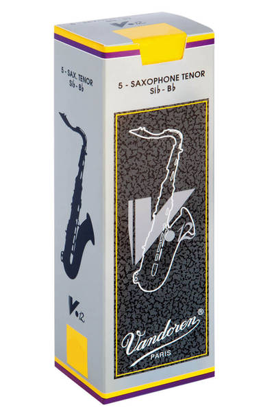Caja de 5 cañas VANDOREN V12 para saxofón Tenor