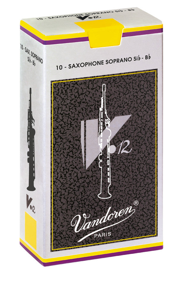 Caja de 10 cañas VANDOREN V12 para Saxofón soprano