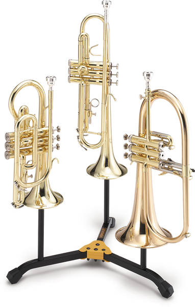 Soporte HERCULES DS513B para 3 trompetas-0