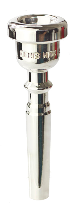 Boquilla DENIS WICK American Classic plateada para trompeta