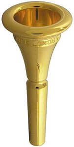 Boquilla DENIS WICK Classic bañada oro para Trompa