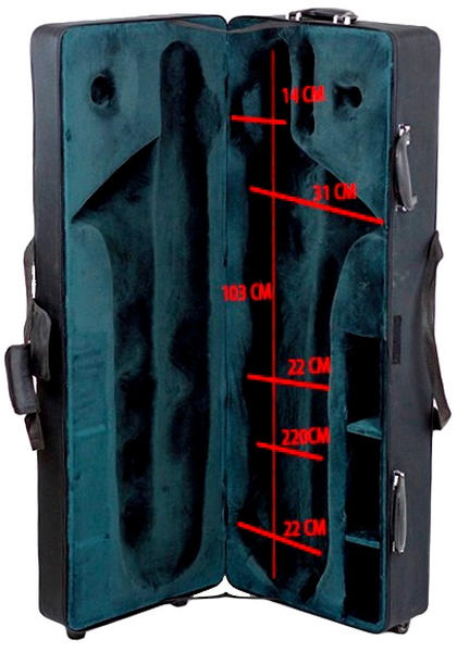 Estuche ORTOLÁ para saxofón barítono-1