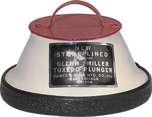 Sordina HUMES & BERG New Stone Lined ST-105 Glenn Miller-Tuxedo Plunger para trompeta