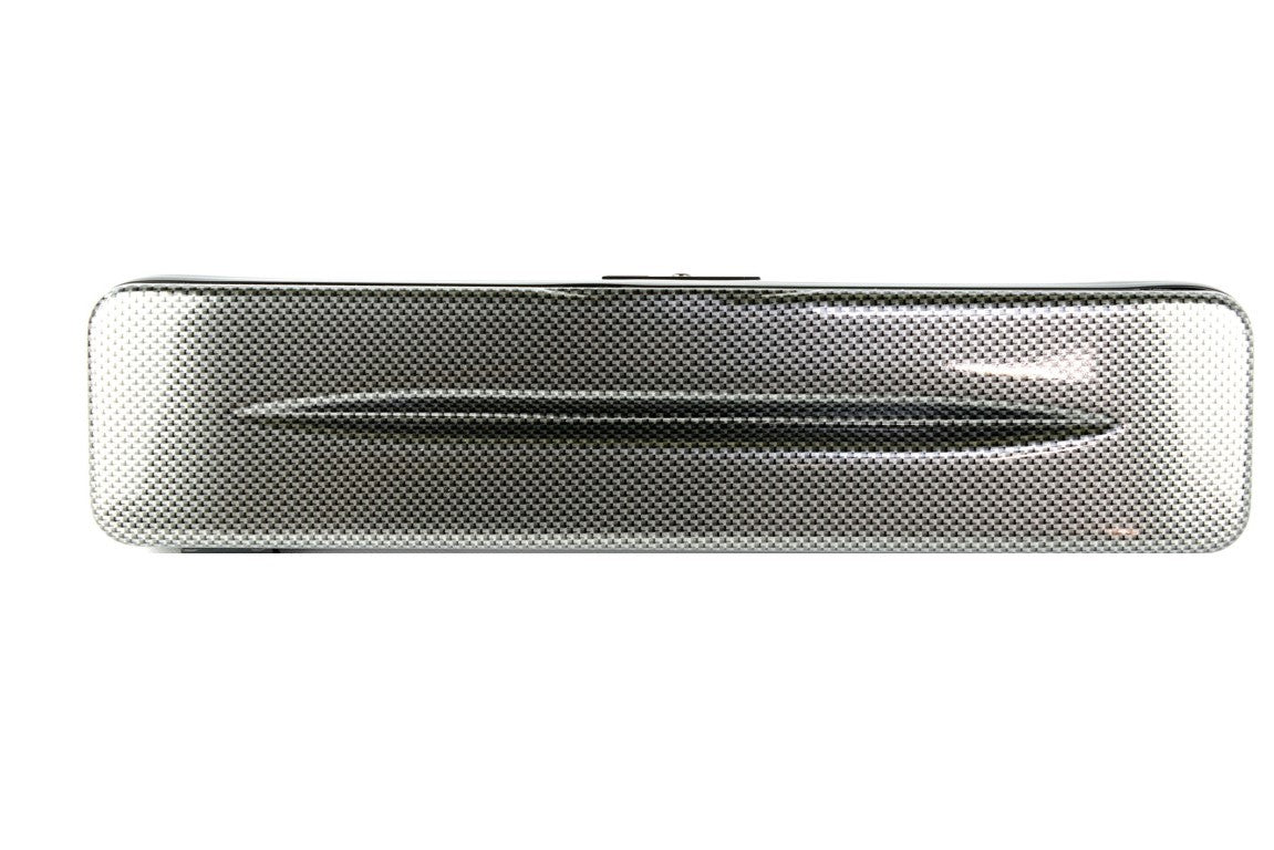 Estuche BAM Hightech 4009XLSC Silver Carbon para flauta
