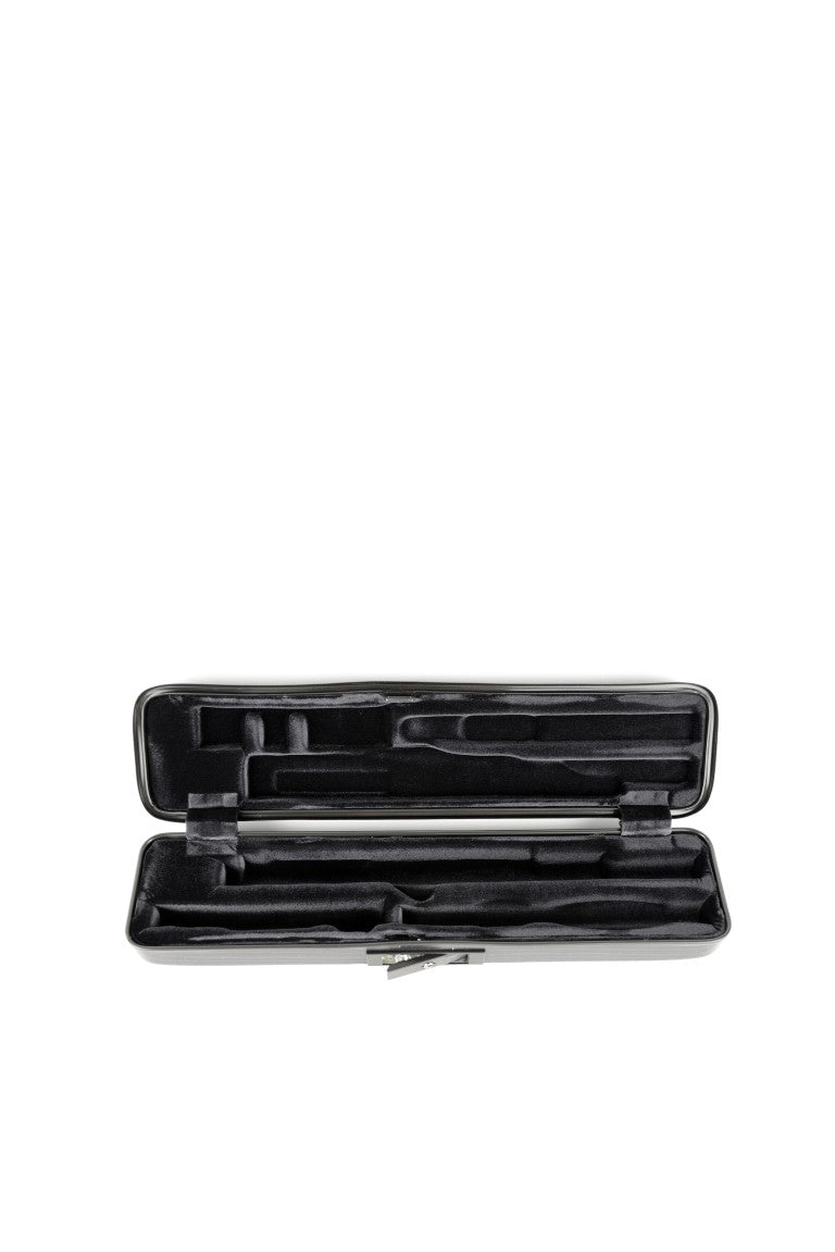 Estuche BAM Hightech 4009XLSC Silver Carbon para flauta-0
