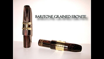 Boquilla Berg Larsen Grained Ebonite para saxofón barítono-0