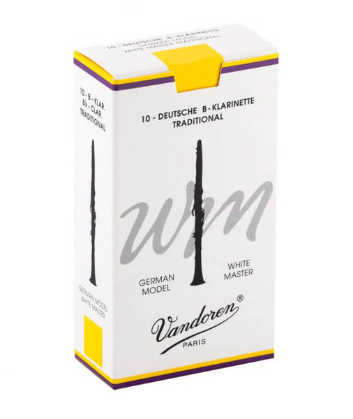 Caja de 10 cañas VANDOREN White Master Tradicional para Clarinete