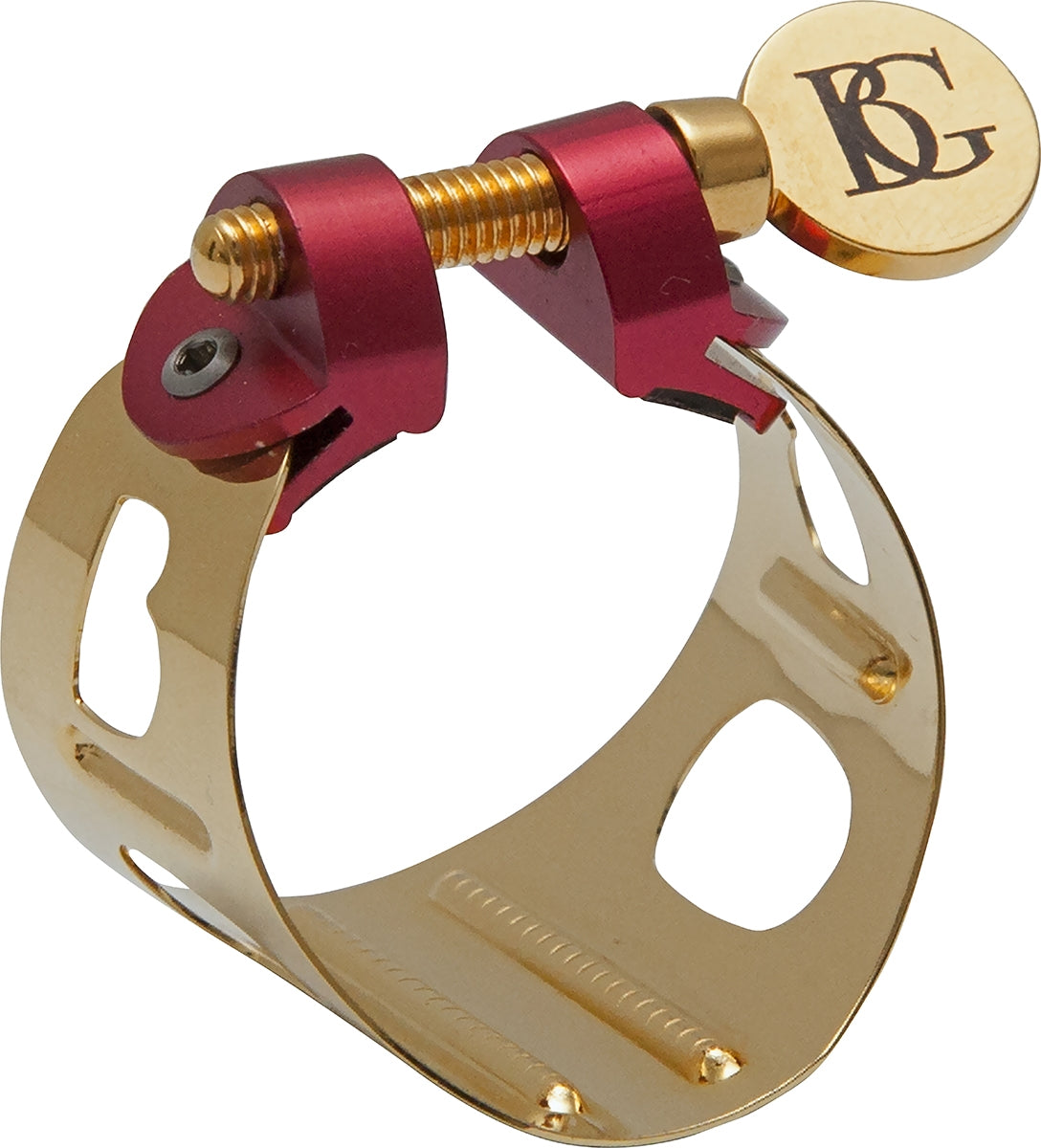 Abrazadera y boquillero BG LDT0 DUO para saxofón tenor
