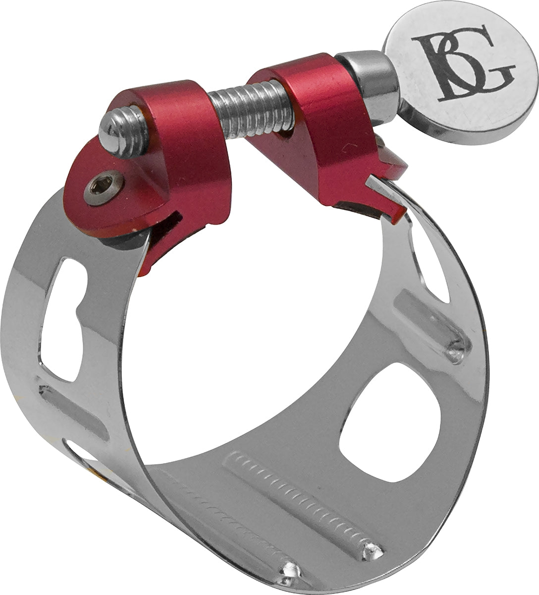 Abrazadera y boquillero BG LDT DUO para saxofón tenor