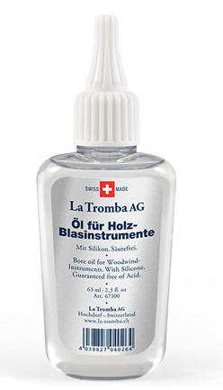 Aceite LA TROMBA para instrumentos de viento madera