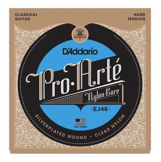 Cuerdas D'ADDARIO EJ46 Pro-Arte Hard Tension para guitarra