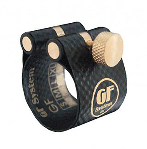Abrazadera y boquillero GF GF-08M para saxofón alto