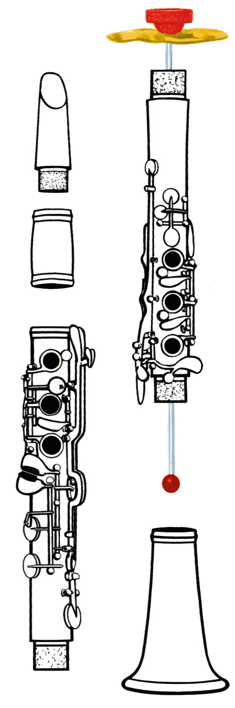 Set Limpiador REKA para clarinete-0