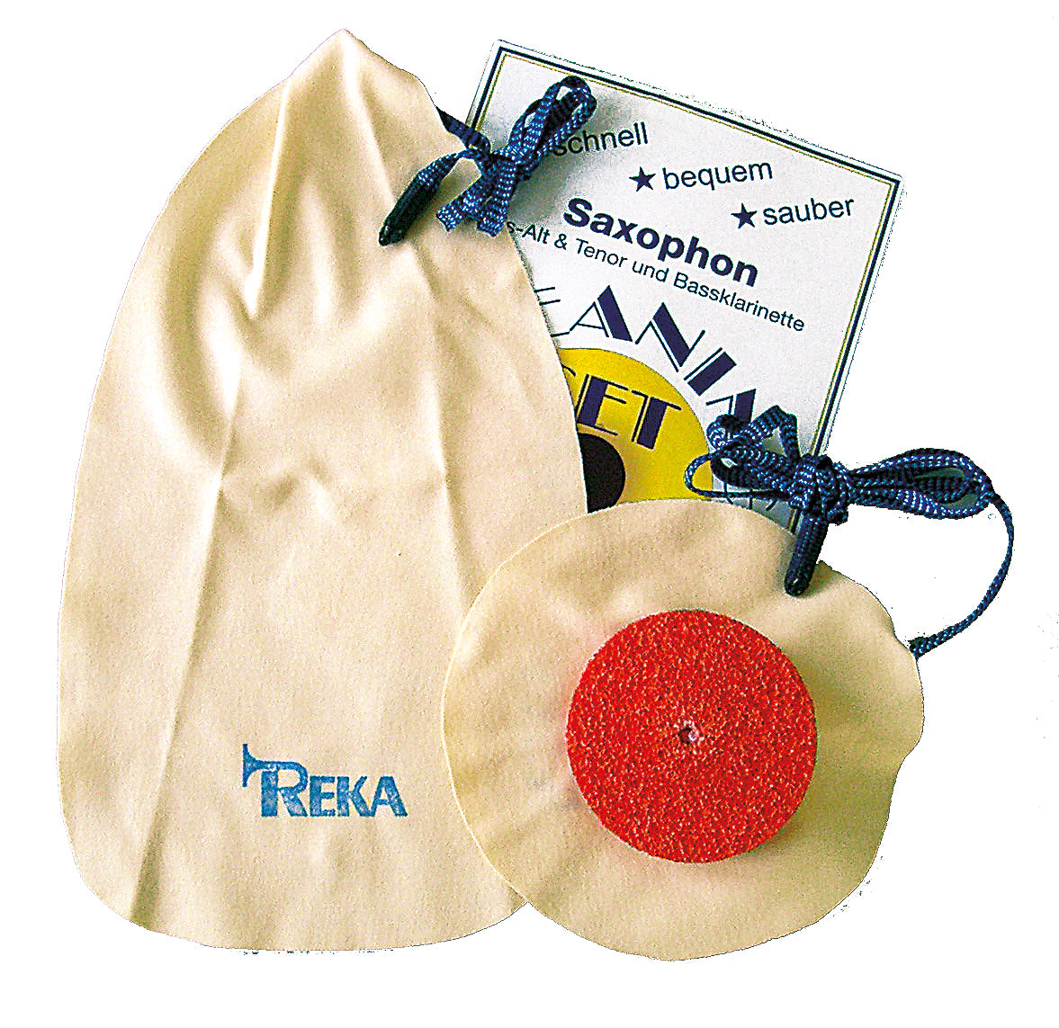 Set Limpiador REKA para saxofón alto/tenor y clarinete bajo