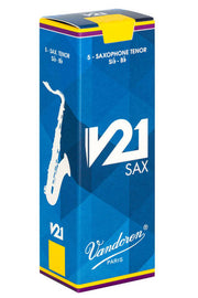 Caja de 5 cañas VANDOREN V21 para Saxofón tenor
