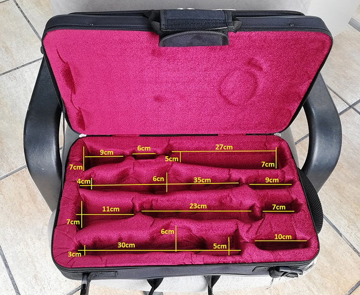 Estuche ORTOLÁ 179 clarinete Sib+Mib-0