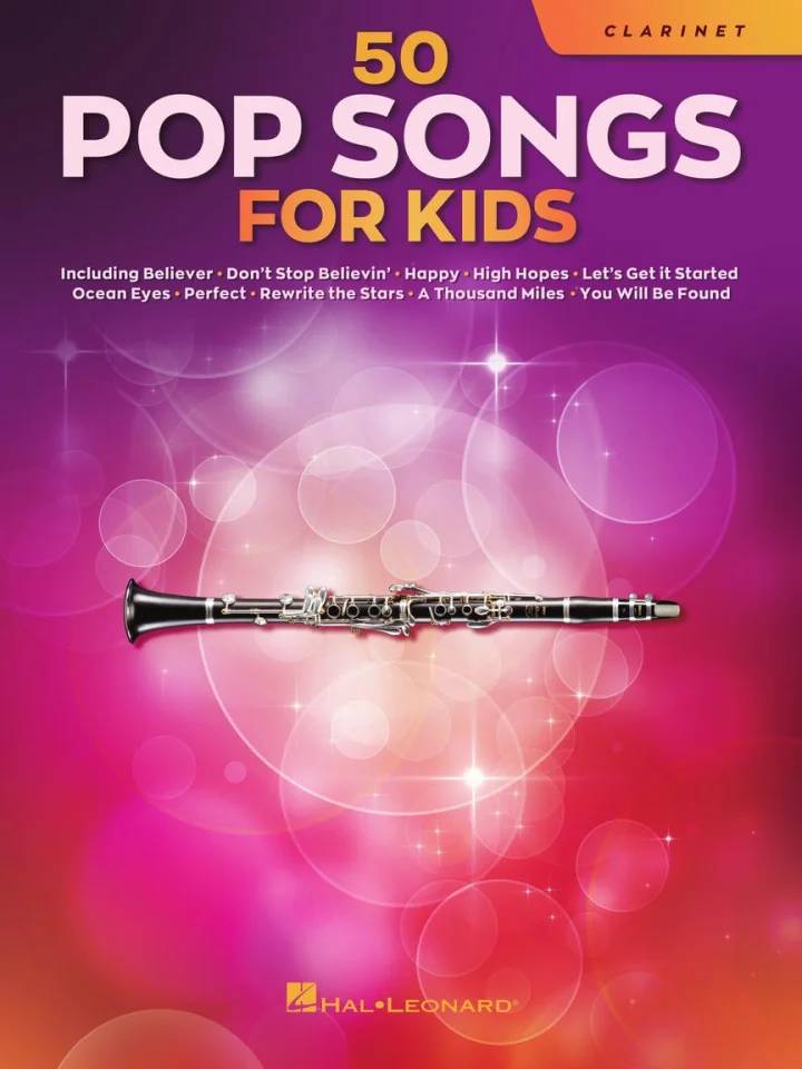 50 chansons pop pour enfants pour clarinette
