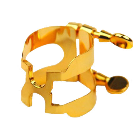 Abrazadera y boquillero D'ADDARIO H Bañada Oro para Saxofón Alto