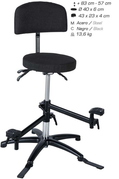 Silla regulable GUIL SL-50