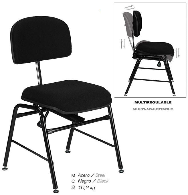 Silla ergonómica orquesta GUIL SLL-01