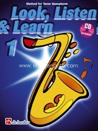 Escuchar, leer y tocar 1 Saxofón Tenor Libro y CD