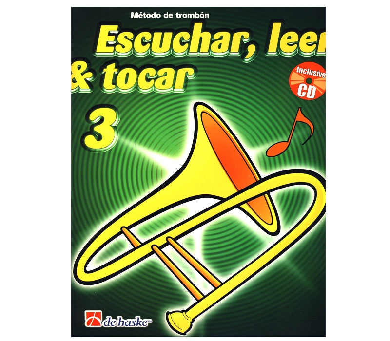 Escuchar, leer y tocar 3 Trombon Libro y CD