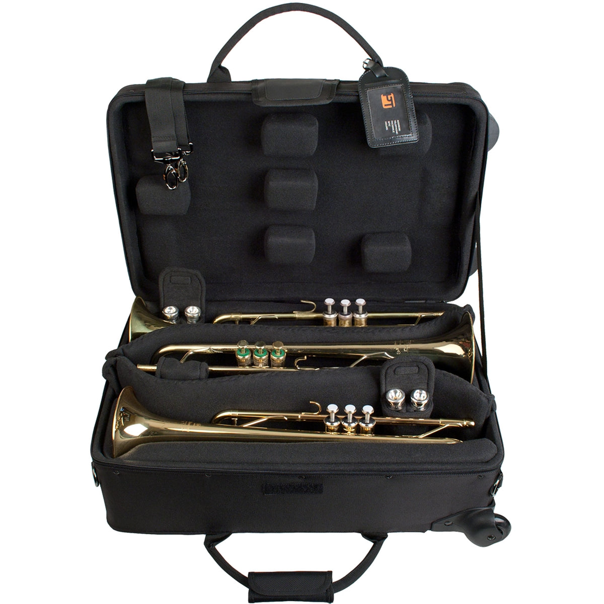 Estuche PROTEC IP301TWL Ipac negro para 3 trompetas-0