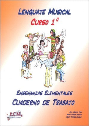 Libro Lenguaje musical curso 1º, cuaderno de trabajo
