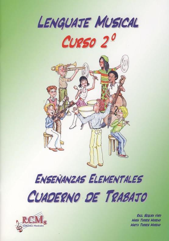 Libro Lenguaje musical curso 2º, cuaderno de trabajo