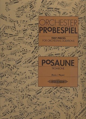 Libro Orchester Probespiel Trombon