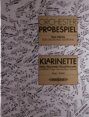 Libro Orchester Probespiel Clarinete