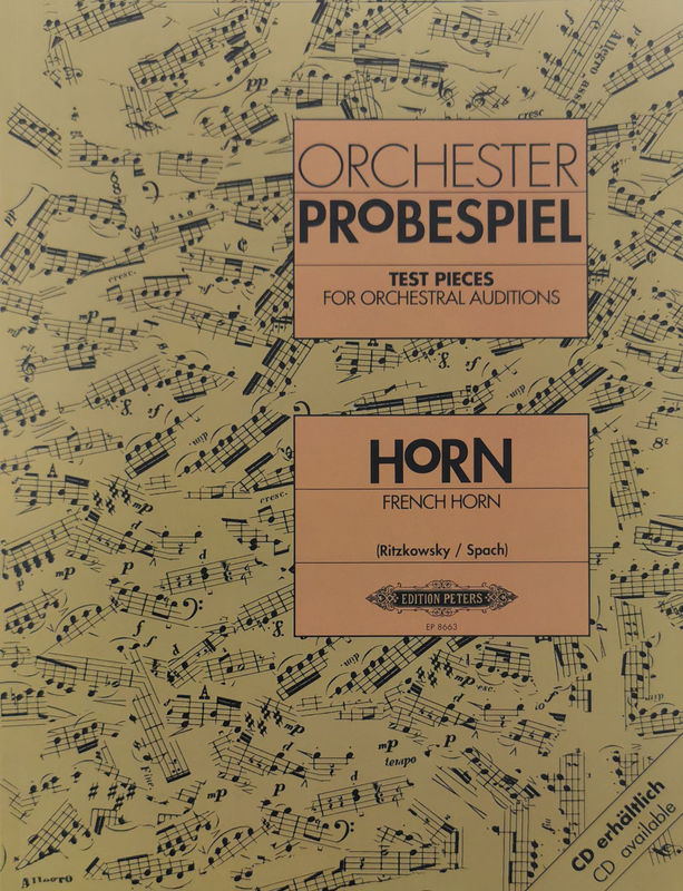 Libro Orchester Probespiel Trompa