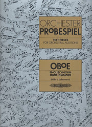 Libro Orchester Probespiel Oboe