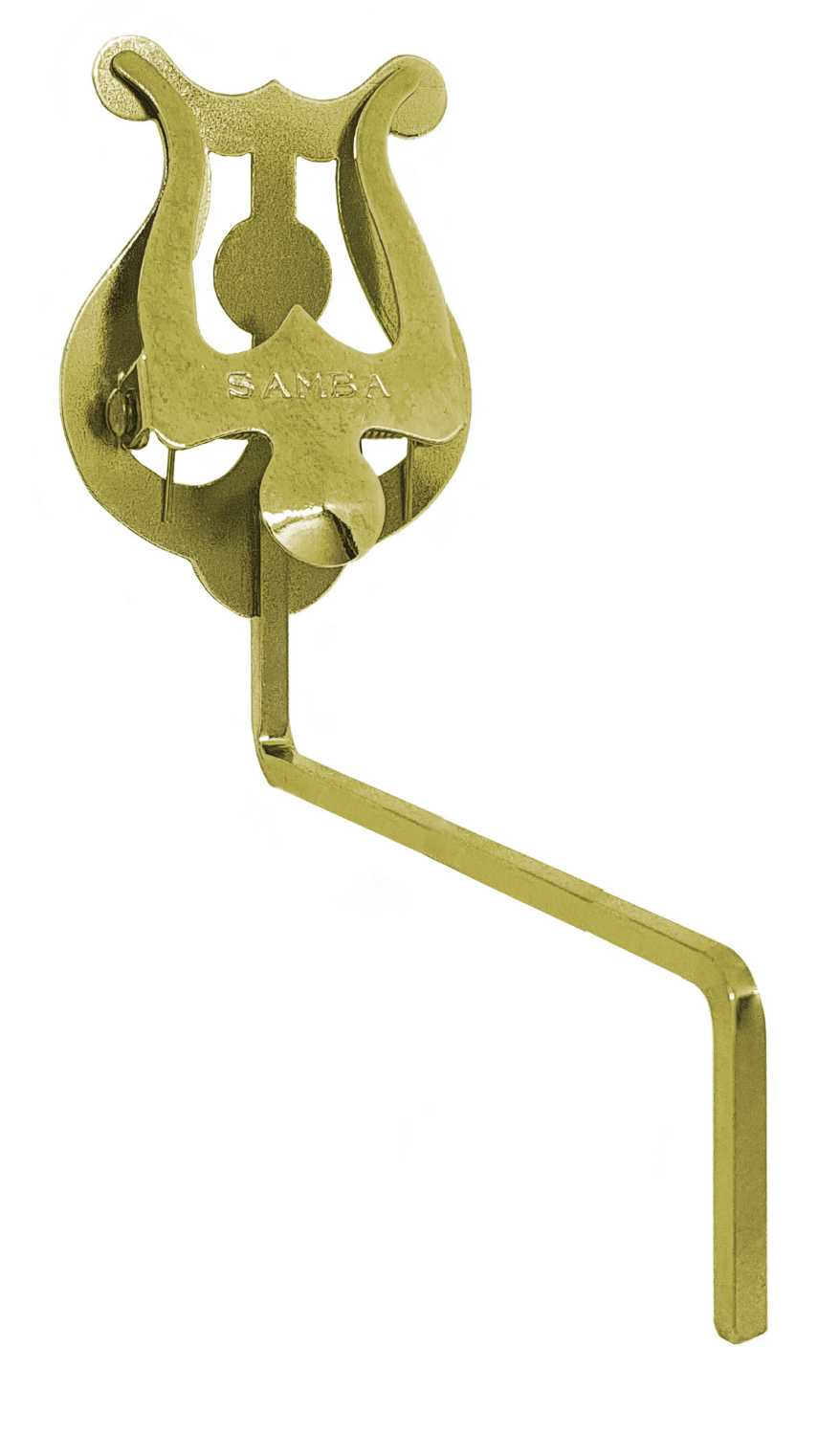 Atril de marcha para saxofón tenor normal SAMBA 130mm dorado