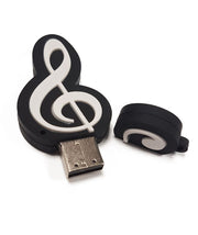 Pendrive LA MUSA clave de sol