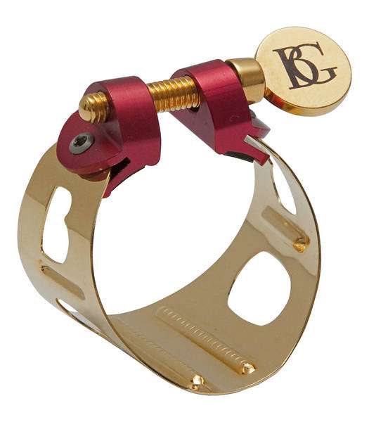 Abrazadera y boquillero BG DUO LDS0 para saxofón soprano