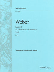 Concierto para Clarinete y Orquesta Nr. 1 WEBER