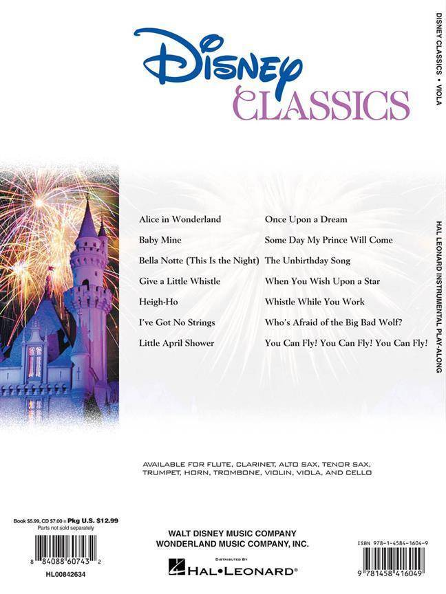 Disney Classics para Clarinete (Libro y CD)-0