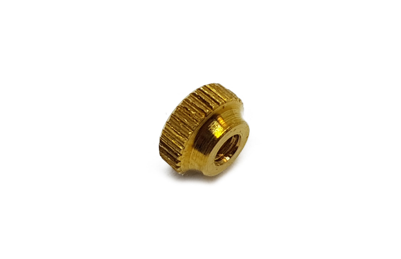 Tuerca Arnold & Sons tope bomba 1/8 dorado