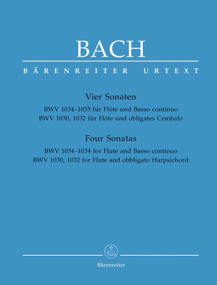 4 Sonatas para Flauta BACH
