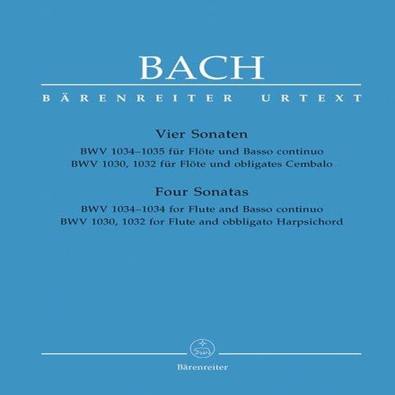 4 Sonatas para Flauta BACH