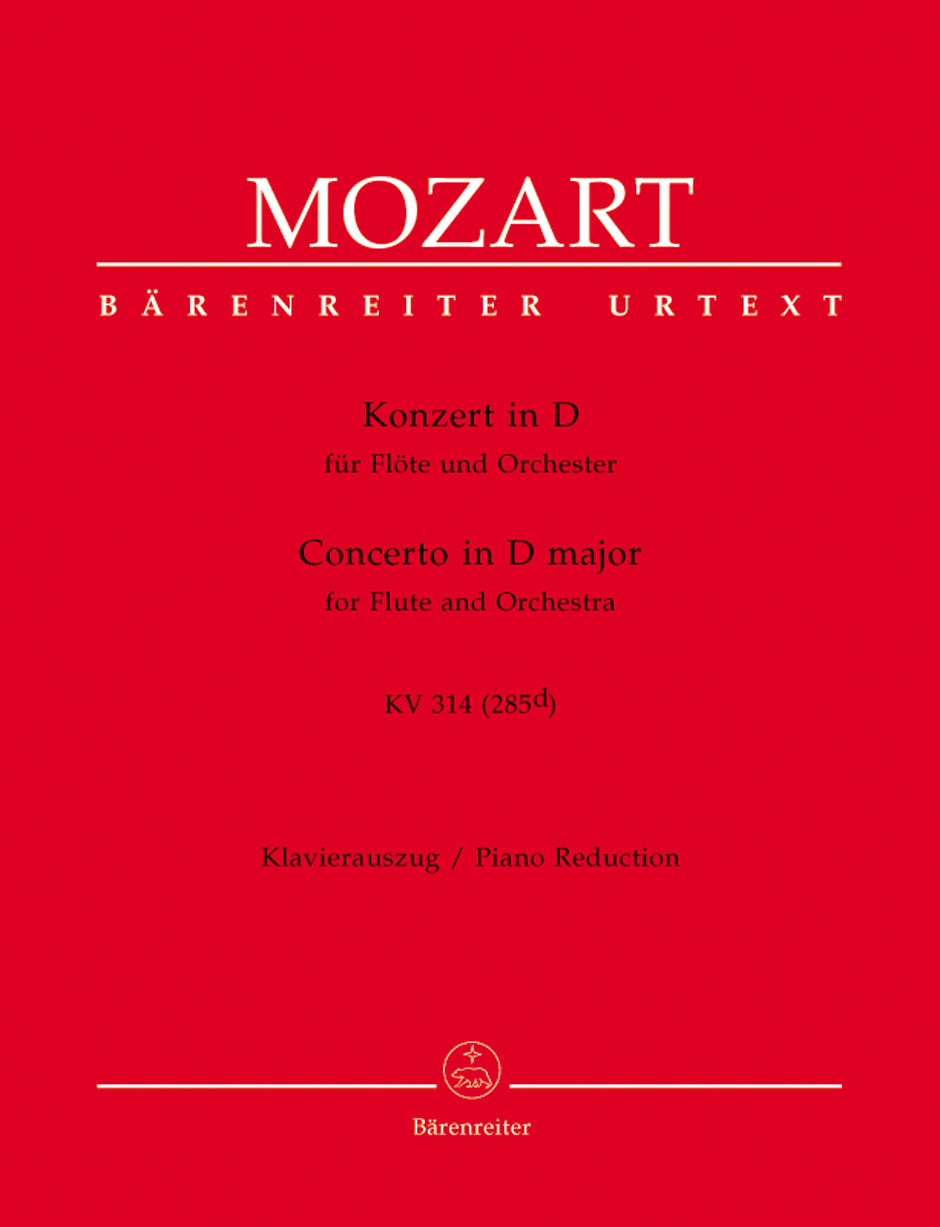 Concierto para Flauta y Orquesta en Re Mayor K. 314 W. A. MOZART