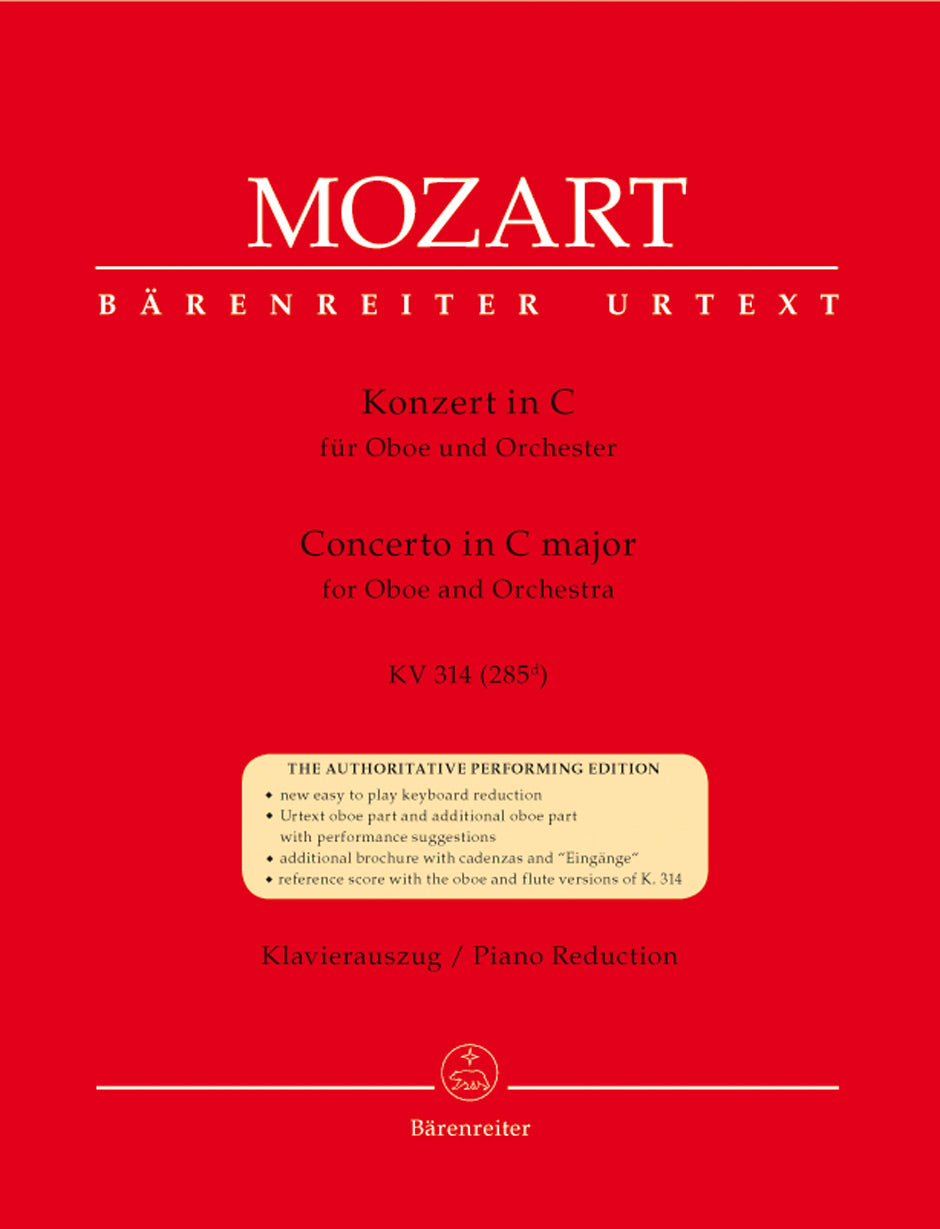 Concierto para Oboe Do mayor K. 314 MOZART