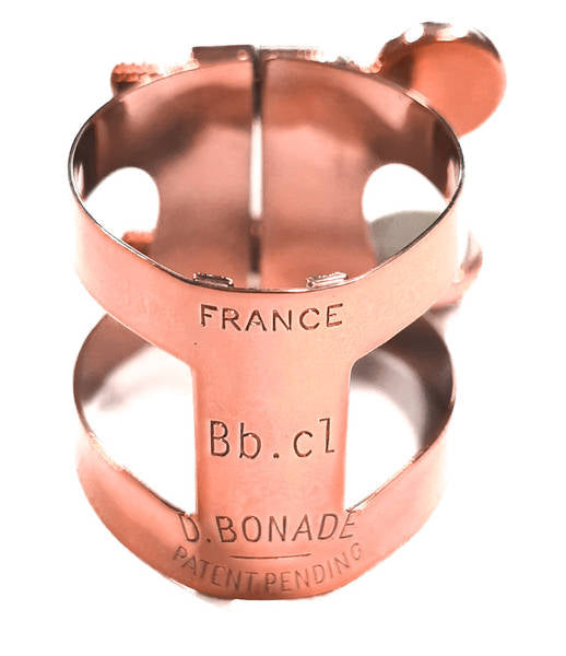 Abrazadera BONADE bañada oro invertida para clarinete-0