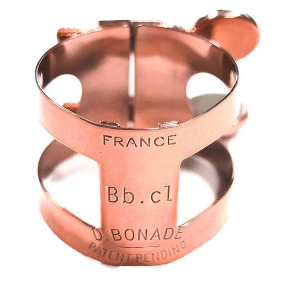 Abrazadera BONADE bañada oro invertida para clarinete-0