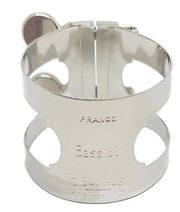 Abrazadera BONADE niquelada para clarinete bajo