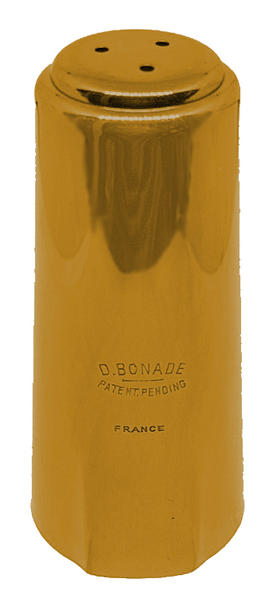 Boquillero BONADE invertido dark gold para saxofón alto
