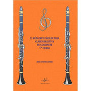 25 Dúos muy fáciles para Clases Colectivas de Clarinete 